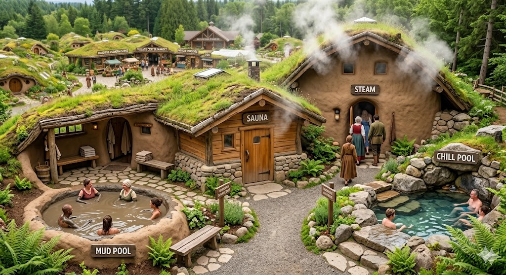 The Village Spa — operated by villagers, open to tourists