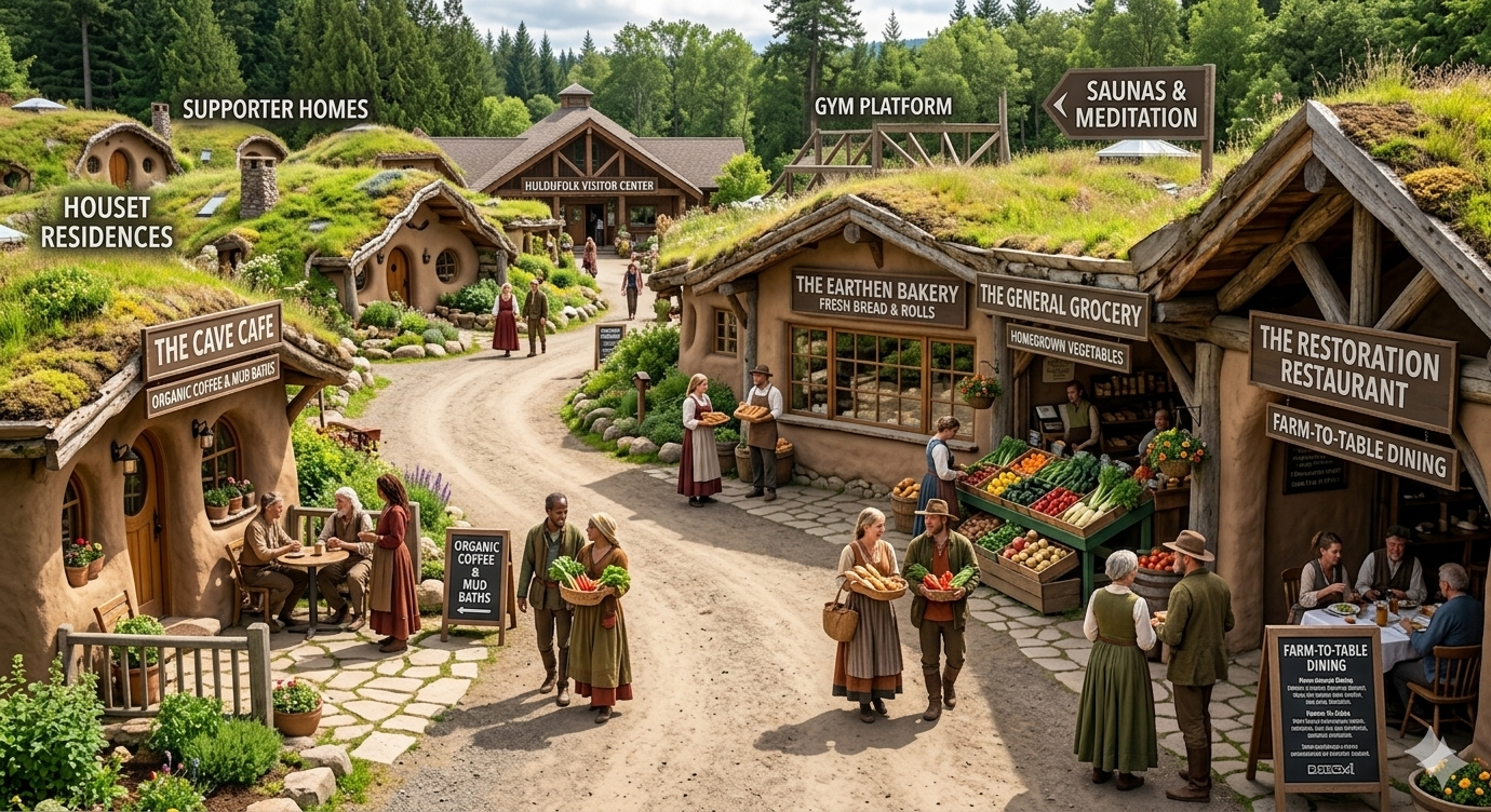 Village street scene