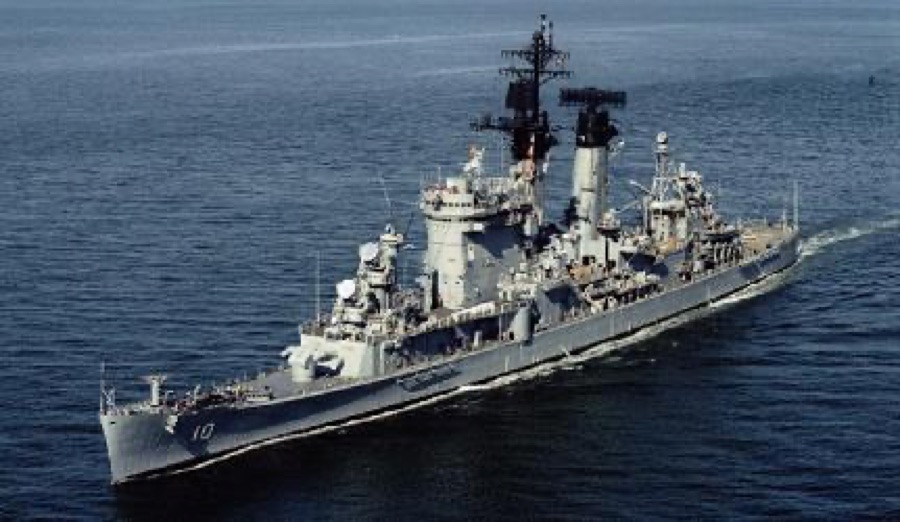 USS Albany CG-10, ComSixthFleet Command Ship, Gaeta Italy